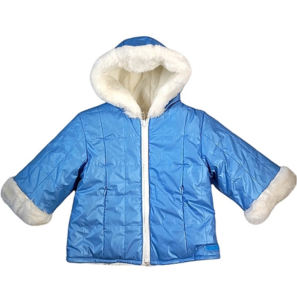Children's Place Reversible Jacket Faux Fur Size 24 Months